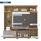 Estante Home Para Tv 55 Polegadas Com 2 Portas Formosa Lamina