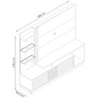 Estante Home Para Tv 60 Polegadas Frizz Plus Cumaru Madetec