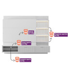 Estante Home Para Tv 70 Polegadas 2 Gavetas Maceió Linea Bras