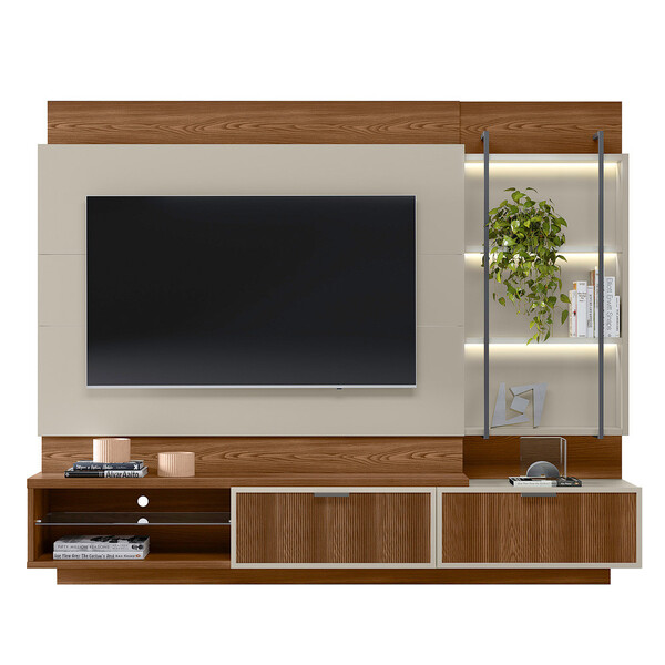 Estante Home Para Tv 70 Polegadas 2 Gavetas Maceió Linea Bras