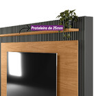 Estante Home Para Tv 75 Polegadas Guararapes Nature Chumbo Li