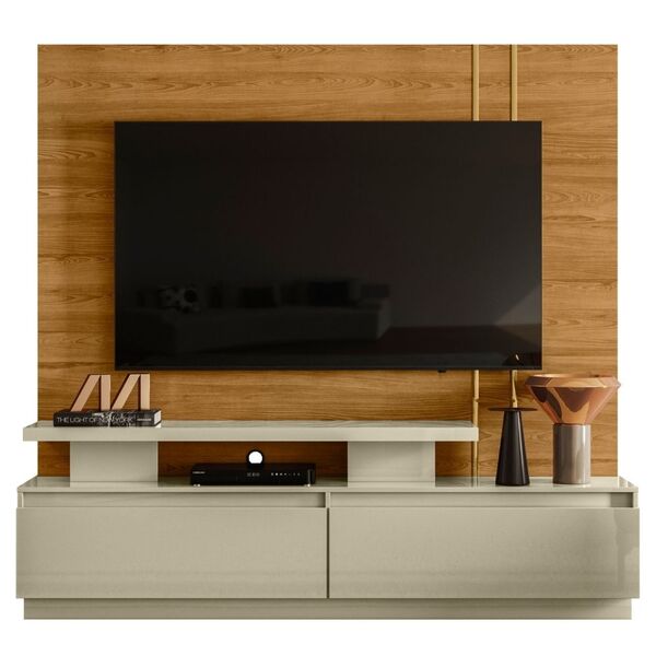 Estante Home Para Tv 75 Polegadas New Apolo Cumaru Opala Made