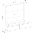 Estante Home Para Tv 75 Polegadas New Apolo Cumaru Opala Made