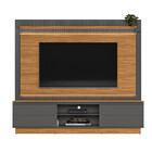 Estante Home Para Tv 75 Polegadas Ripado Com Led Guararapes L