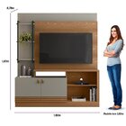 Estante Home Para Tv Até 50 Polegadas 2 Portas 4 Prateleiras