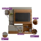 Estante Home Para Tv Até 50 Polegadas 2 Portas 4 Prateleiras