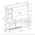 Estante Home Para Tv Até 50 Polegadas 2 Portas 4 Prateleiras