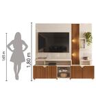 Estante Home Para Tv Até 55" 04 Portas E Iluminação Led Cross