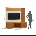 Estante Home Para Tv Até 55 Polegadas 100% Mdf Ripado  Logan