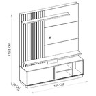 Estante Home Para Tv Até 55 Polegadas 1 Porta Atenas Dj Móveis