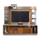 Estante Home Para Tv Até 55 Polegadas 2 Portas 4 Nichos 5 Pra