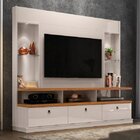 Estante Home Para Tv Até 55 Polegadas 3 Gavetas 2 Prateleiras