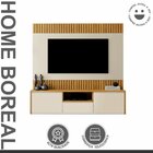 Estante Home Para Tv Até 58 Polegadas 180cm 100% Mdf Com 3 Ga