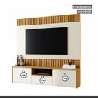 Estante Home Para Tv Até 58 Polegadas 180cm 100% Mdf Com 3 Ga