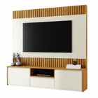Estante Home Para Tv Até 58 Polegadas 180cm 100% Mdf Com 3 Ga