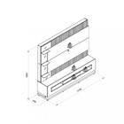 Estante Home Para Tv Até 60 Polegadas 1 Porta 1 Gaveta Solare