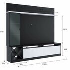 Estante Home Para Tv Até 60 Polegadas 1 Porta De Vidro Veneza