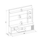 Estante Home Para Tv Até 60 Polegadas 1 Porta Garibaldi Línea