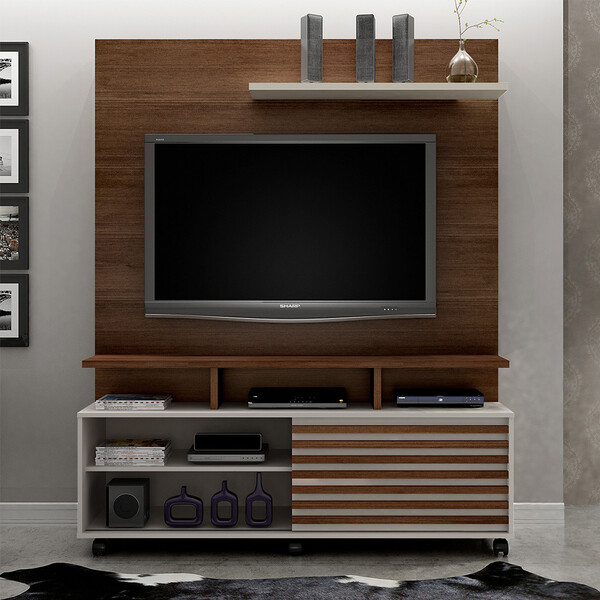 Estante Home Para Tv Até 60 Polegadas 1 Porta Star Valdemóveis