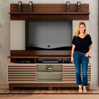 Estante Home Para Tv Até 60 Polegadas 2 Portas 2 Prateleiras