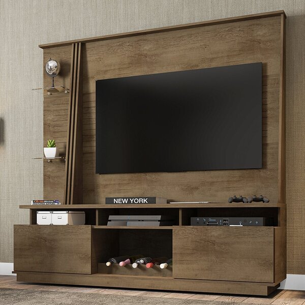 Estante Home Para Tv Até 60 Polegadas 2 Portas 3 Nichos Com P