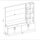 Estante Home Para Tv Até 60 Polegadas 4 Portas Montenegro Lín