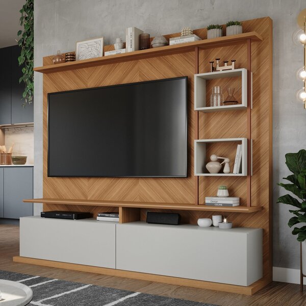 Estante Home Para Tv Até 60 Polegadas Com 2 Portas Damasco Es