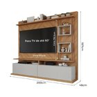 Estante Home Para Tv Até 60 Polegadas Com 2 Portas Damasco Es