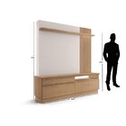 Estante Home Para Tv Até 60 Polegadas Com Led 2 Portas 1 Gave