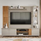 Estante Home Para Tv Até 60 Polegadas Com Led 3 Portas 2 Nich