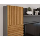 Estante Home Para Tv Ate 60 Polegadas Com Led 3 Portas Bahama