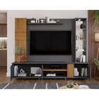 Estante Home Para Tv Ate 60 Polegadas Com Led 3 Portas Bahama