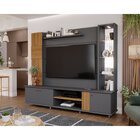 Estante Home Para Tv Ate 60 Polegadas Com Led 3 Portas Bahama