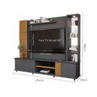 Estante Home Para Tv Ate 60 Polegadas Com Led 3 Portas Bahama