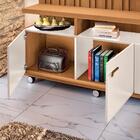 Estante Home Para Tv Até 60 Polegadas Ripado 4 Portas Titan H