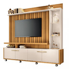 Estante Home Para Tv Até 60 Polegadas Ripado 4 Portas Titan H