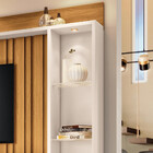 Estante Home Para Tv Até 60 Polegadas Ripado 4 Portas Titan H