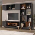 Estante Home Para Tv Até 65 Polegadas 181cmx235,5cm Com 3 Por