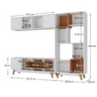 Estante Home Para Tv Até 65 Polegadas 181cmx235,5cm Vision Co