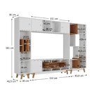 Estante Home Para Tv Até 65 Polegadas 181cmx274cm Com 4 Porta
