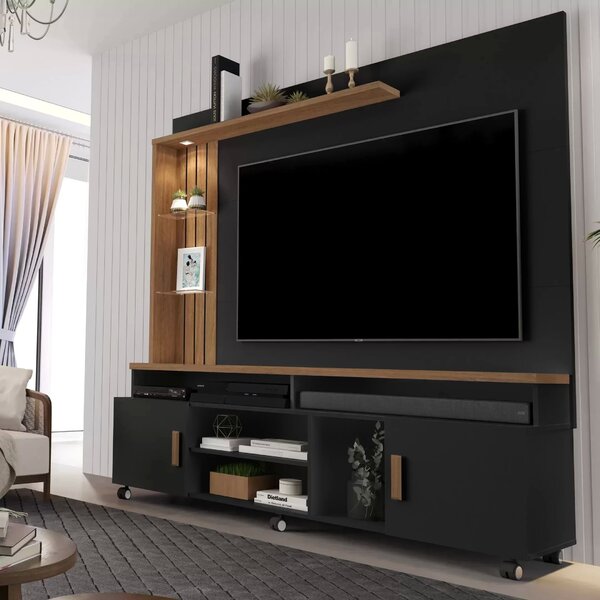 Estante Home Para Tv Até 65 Polegadas 187cmx180cm Ripado Com