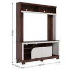 Estante Home Para Tv Até 65 Polegadas 190cmx160cm 2 Portas Be