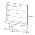 Estante Home Para Tv Até 65 Polegadas 2 Portas América Yescas