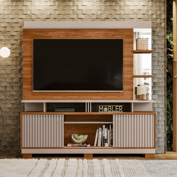 Estante Home Para Tv Até 65 Polegadas 2 Portas Denver 1.8 Mob