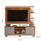 Estante Home Para Tv Até 65 Polegadas 2 Portas Denver 1.8 Mob