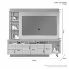 Estante Home Para Tv Até 65 Polegadas 3 Portas Equilibrio Jcm