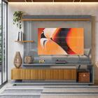 Estante Home Para Tv Até 65 Polegadas Cinza Perolizado Freijó