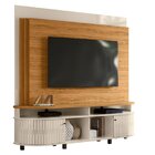 Estante Home Para Tv Até 65 Polegadas Daytona Naturale/off Wh