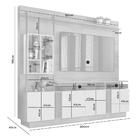 Estante Home Para Tv Até 65 Polegadas Industrial Ripado 4 Por