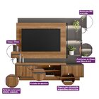 Estante Home Para Tv Até 65 Polegadas Led 2 Portas 4 Pratelei